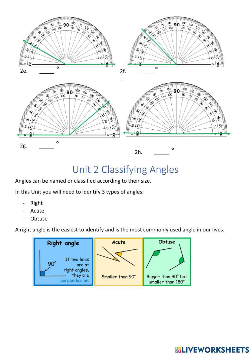 CHILL5 Math Angles Revision 1-3 Set 1