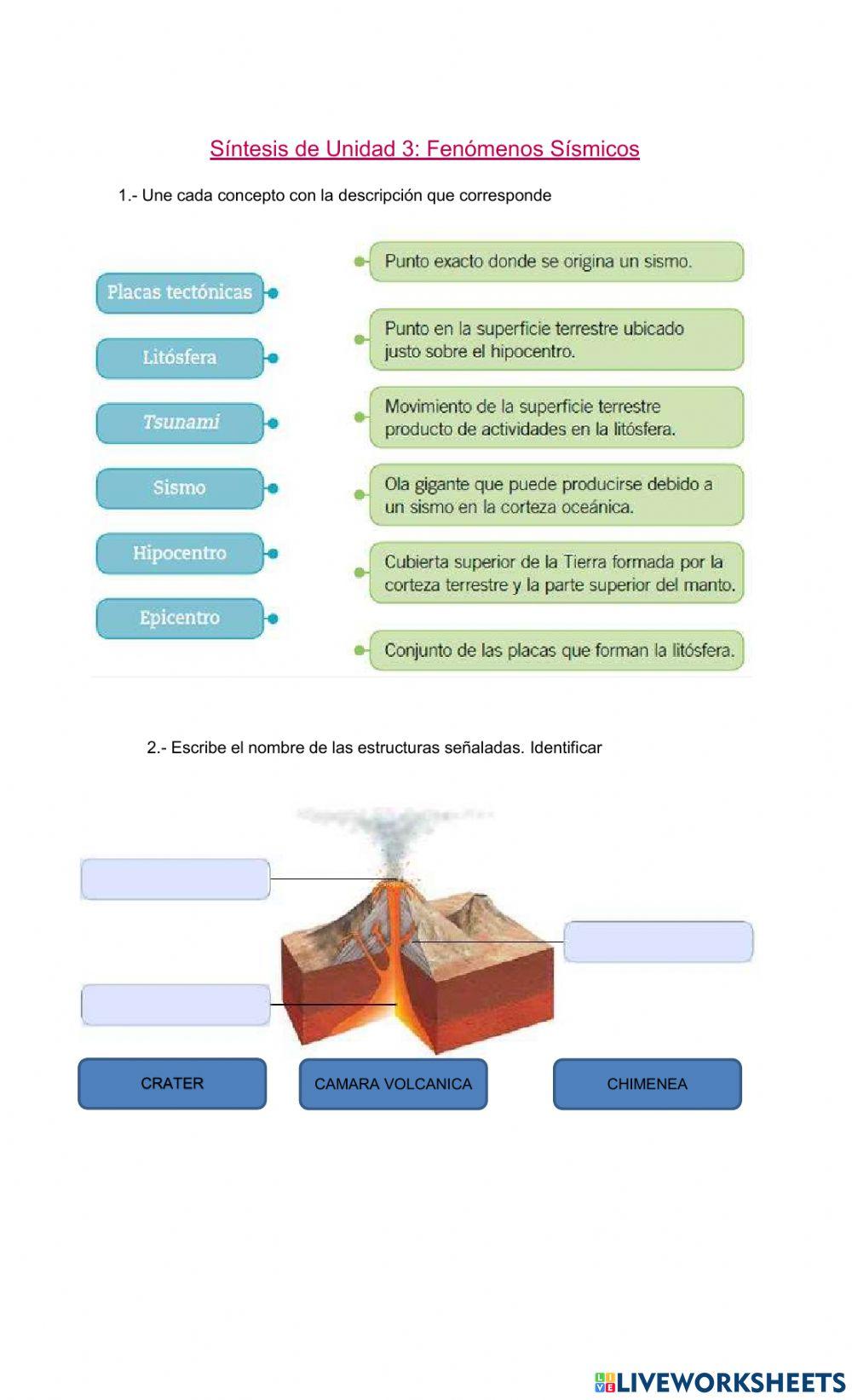 Fenómenos  sismicos