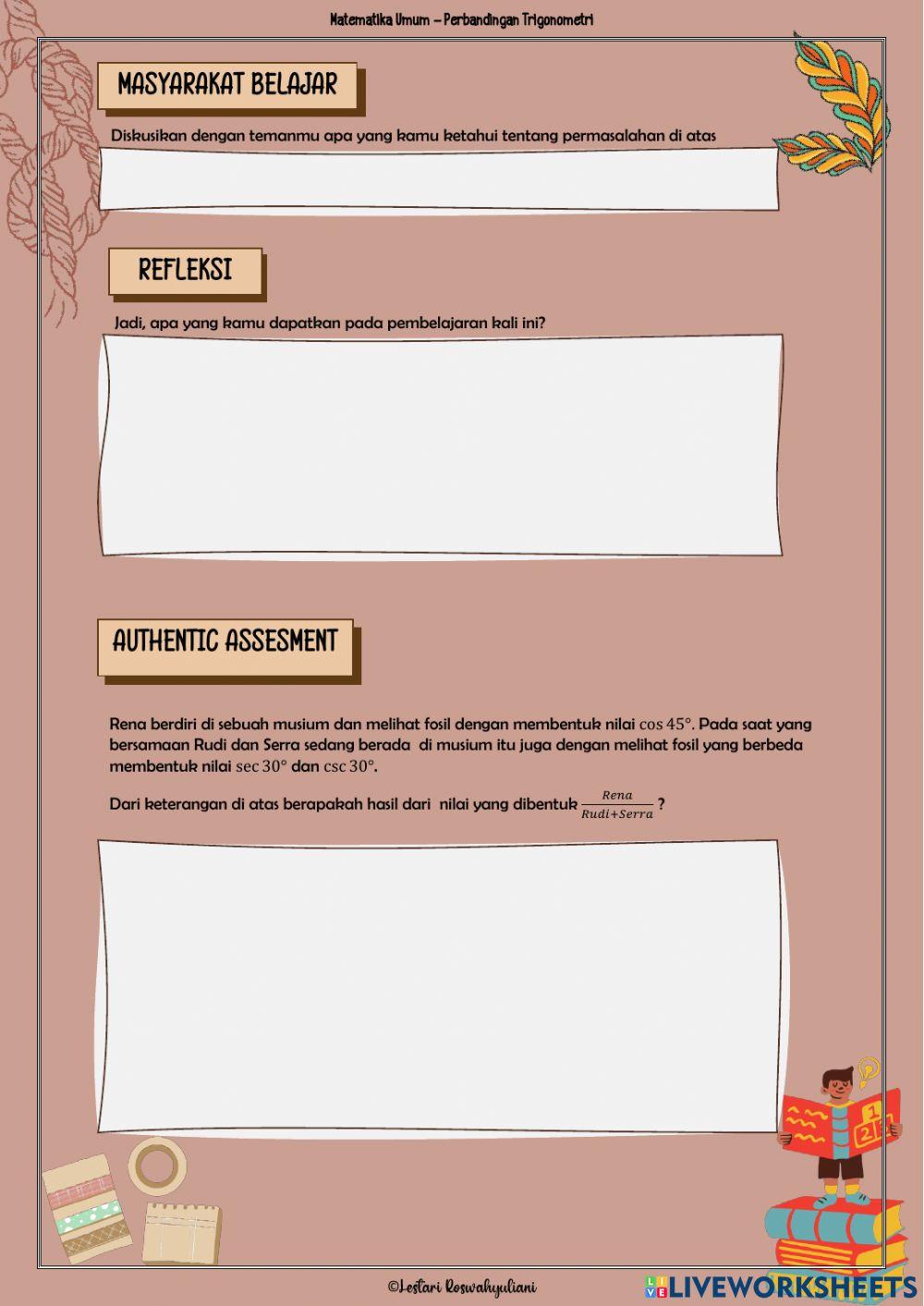 Lkpd perbandingan trigonometri pert 7