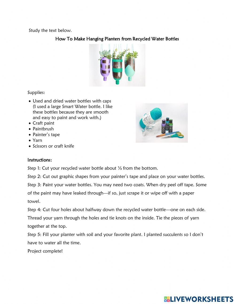 Procedure text online exercise for | Live Worksheets
