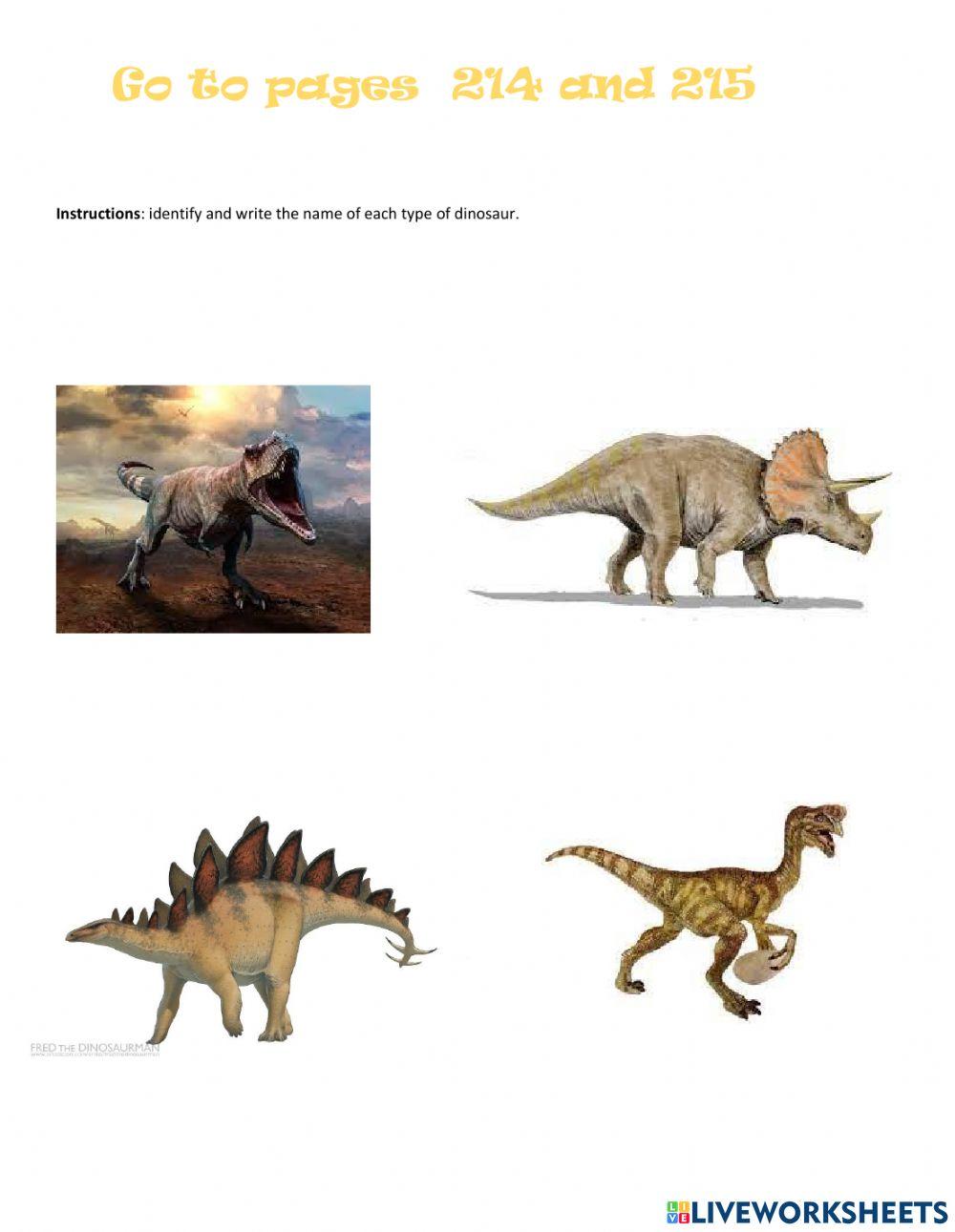 Science dinosaurs
