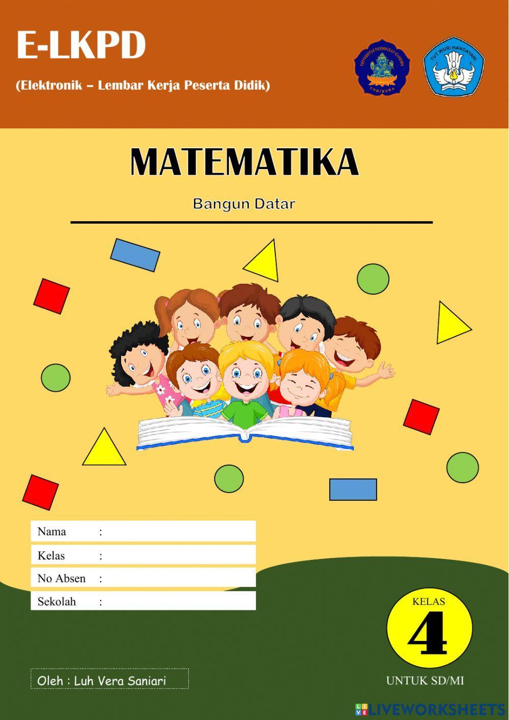 E-LKPD Bangun Datar Kelas 4 SD-MI