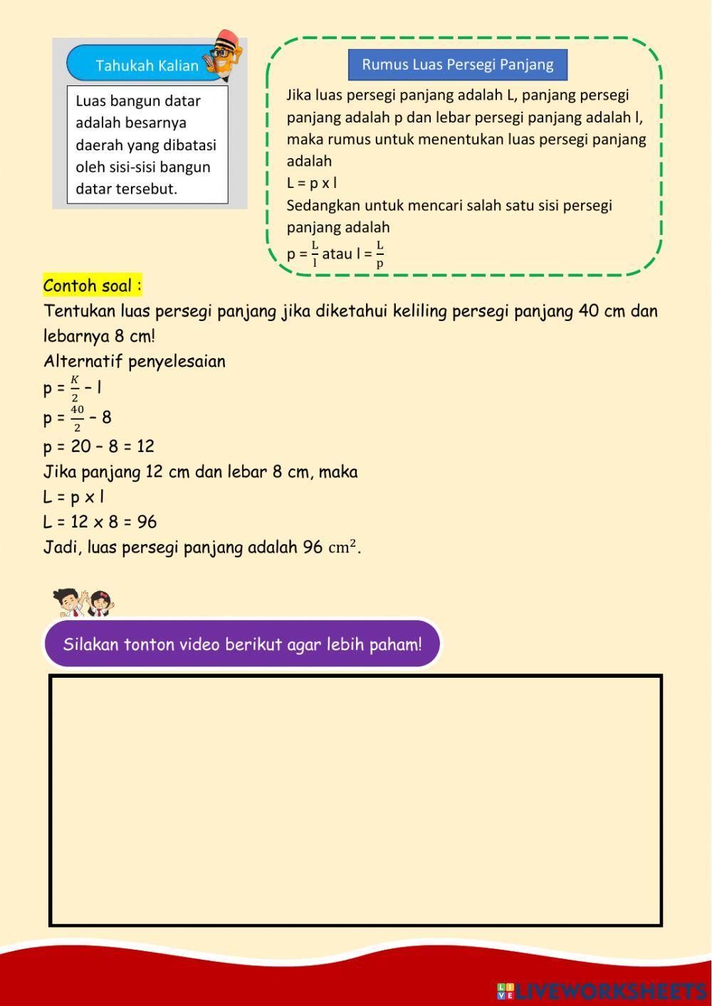 E-LKPD Bangun Datar Kelas 4 SD-MI