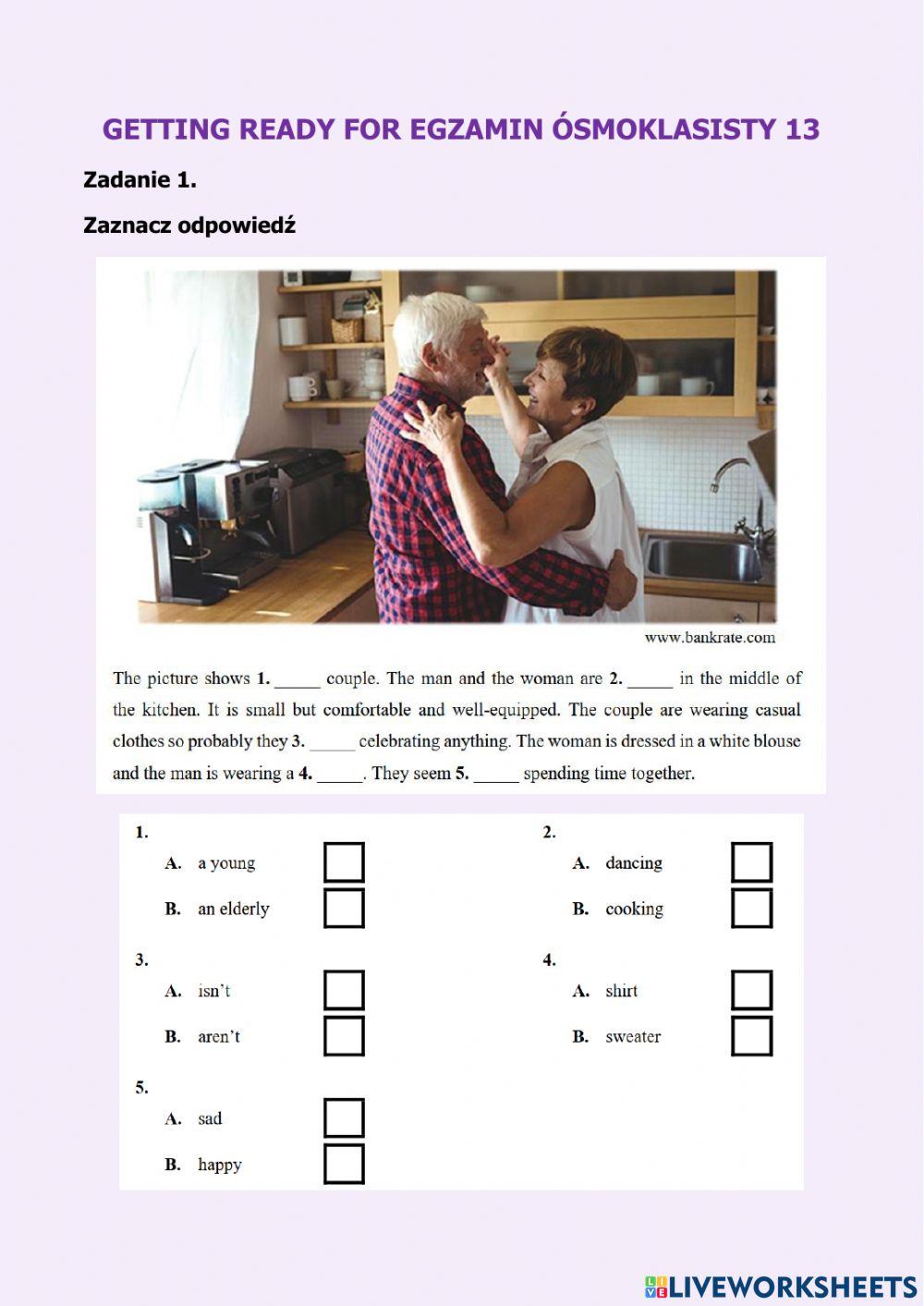 MELA - getting ready for EGZAMIN 13