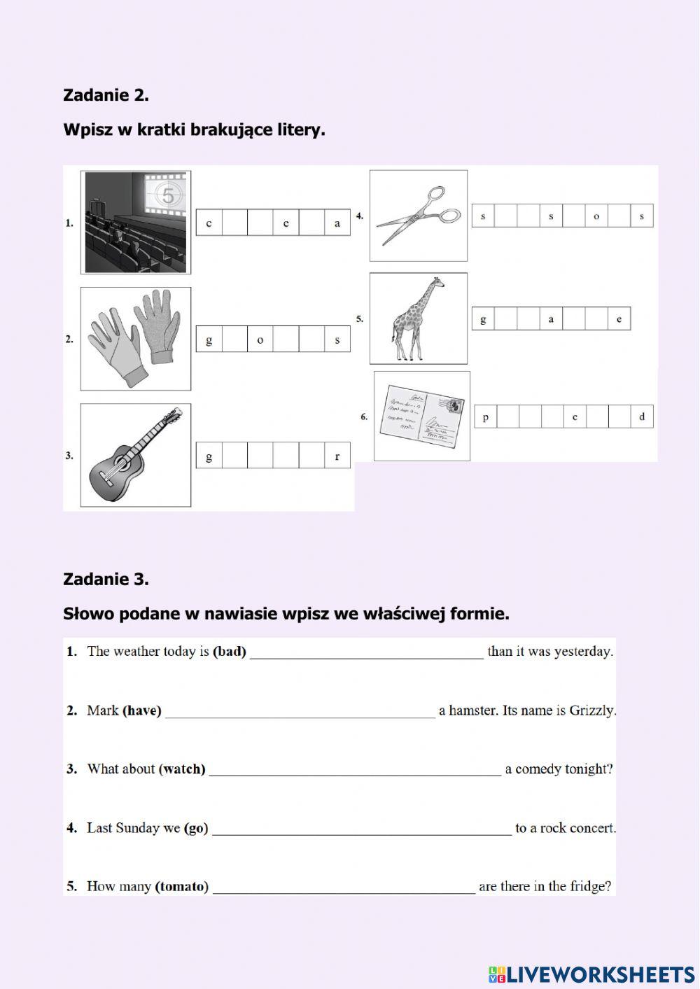 MELA - getting ready for EGZAMIN 13