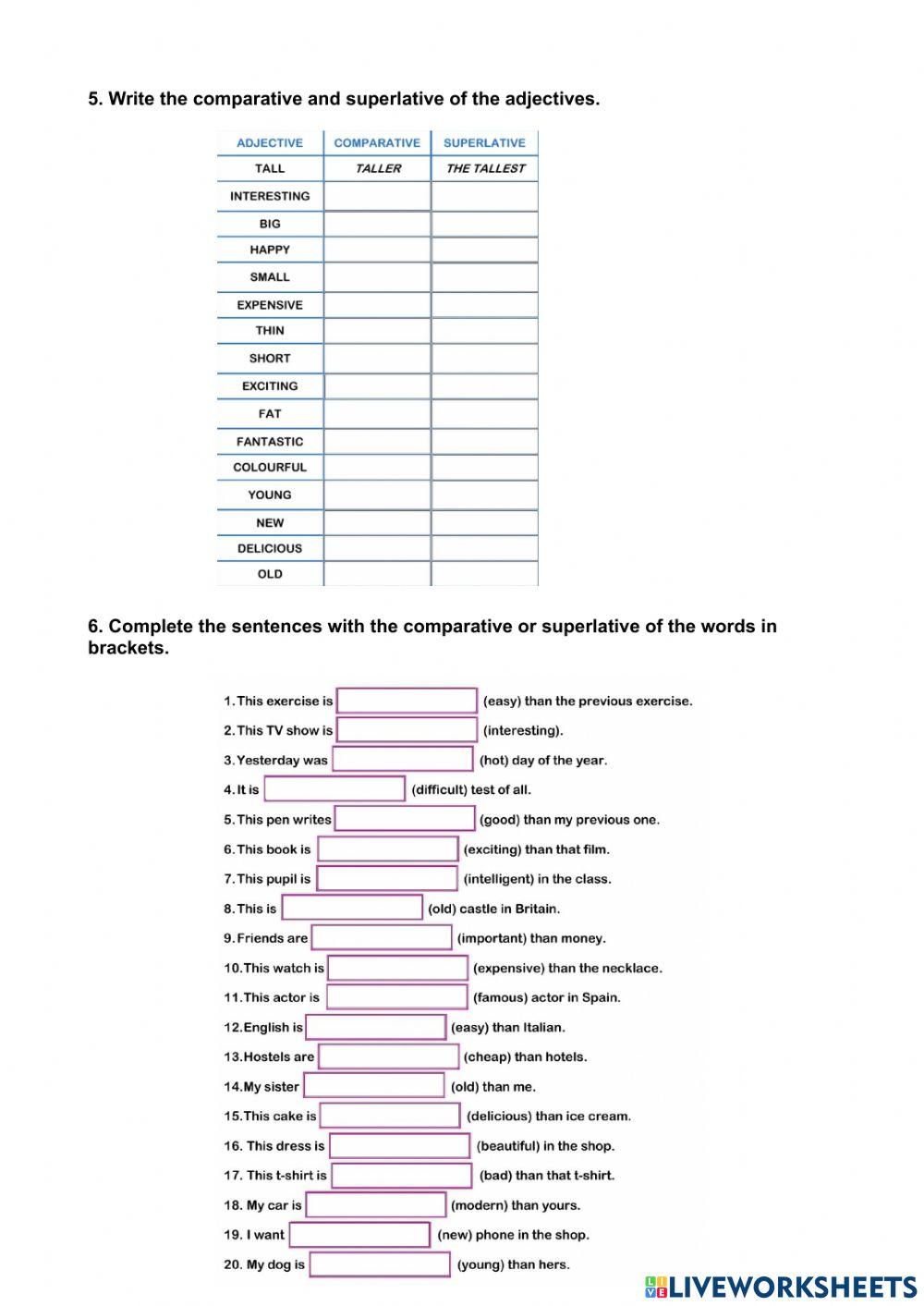 Unit 4 review 3F worksheet | Live Worksheets