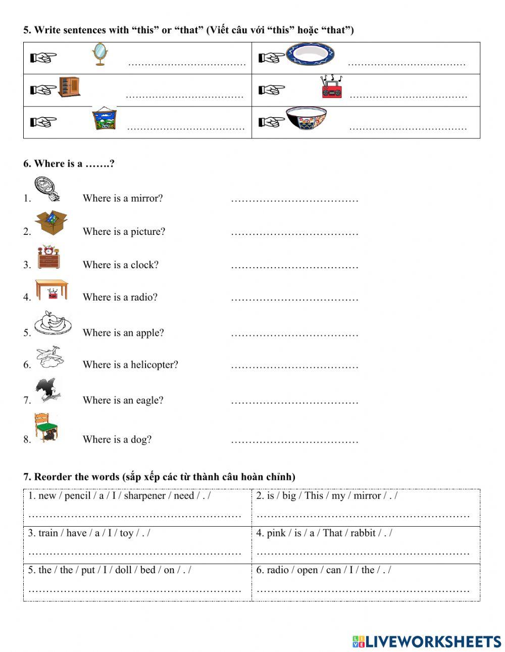 Group 2 - Furniture + in on under