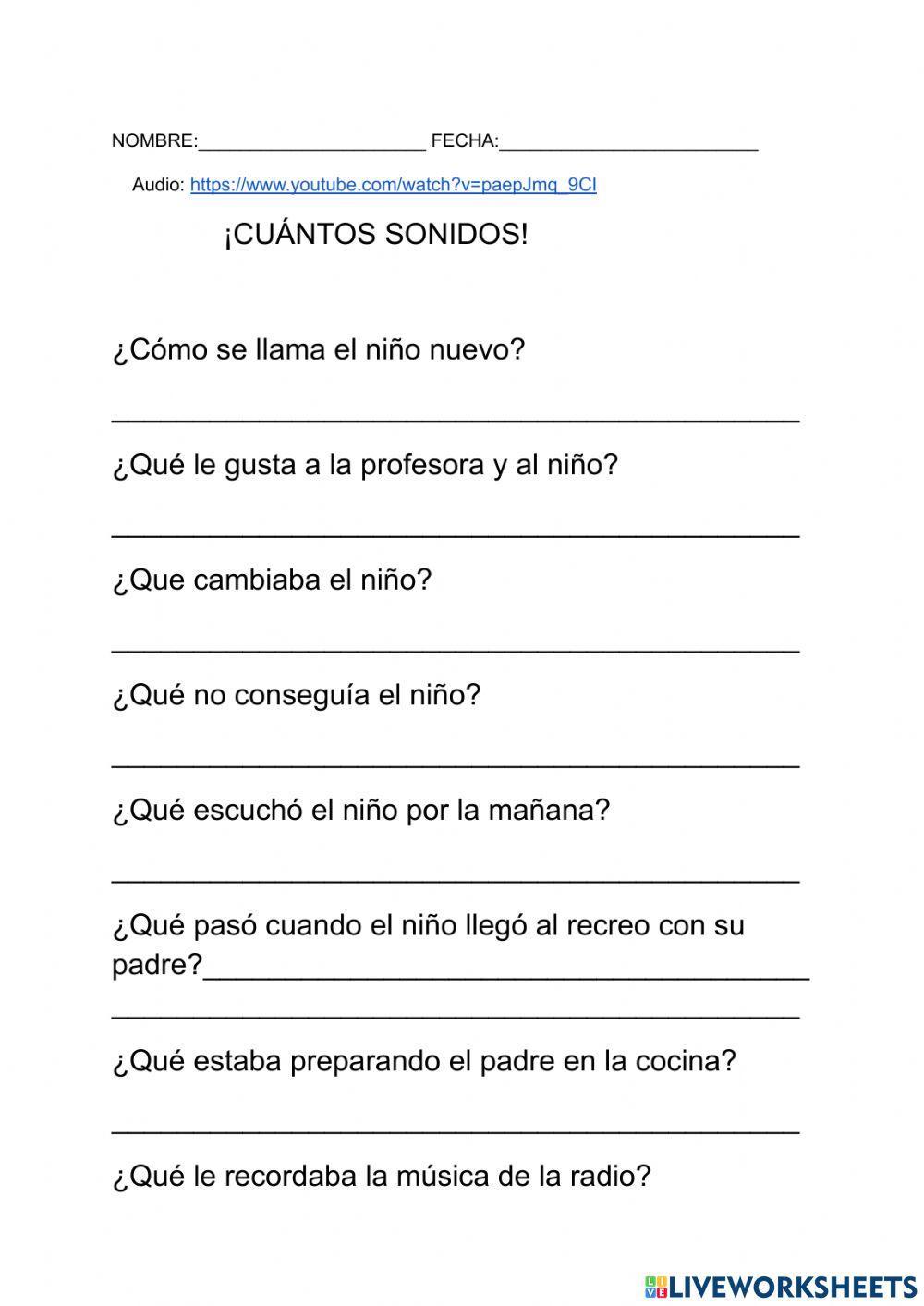 Audio Cuantos Sonidos