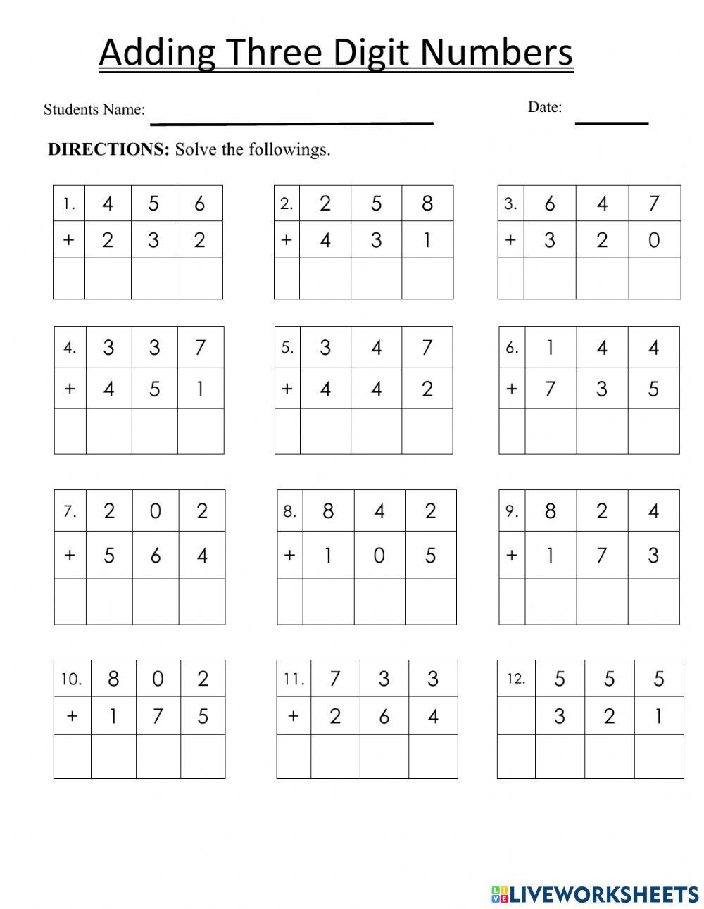 Addition Algorithms, YEAR 3 2008 | Dyg. Nurmunyati