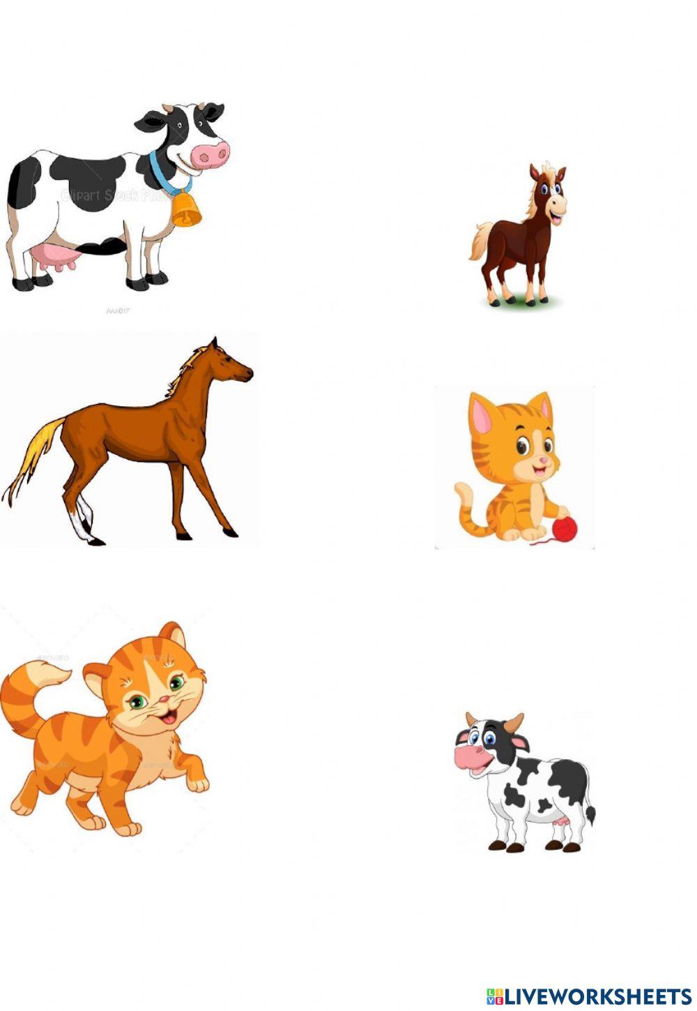 Домашни животни interactive activity | Live Worksheets