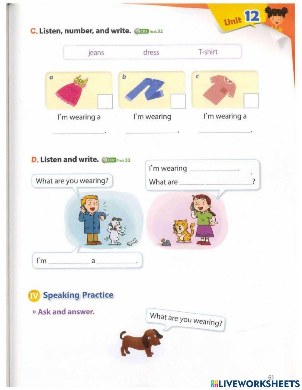 What are you wearing?