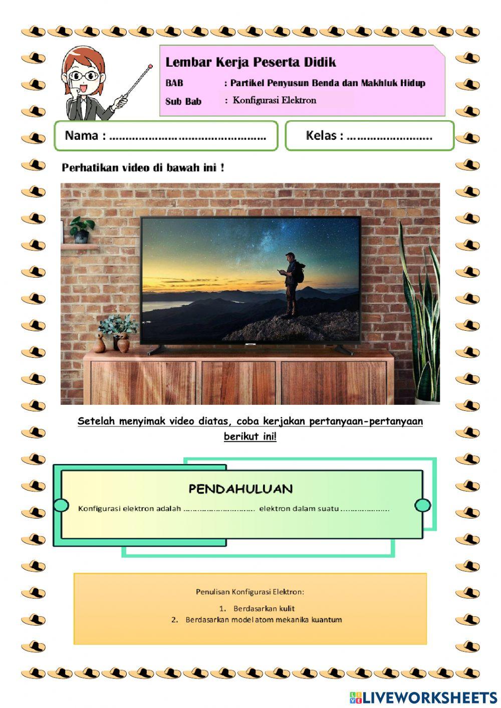 Konfigurasi Elektron