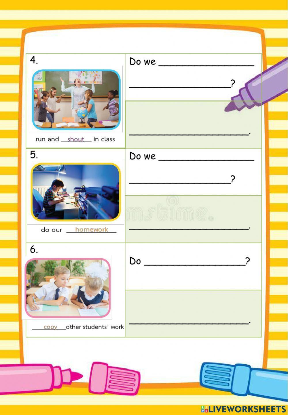 Do you have to ..................?