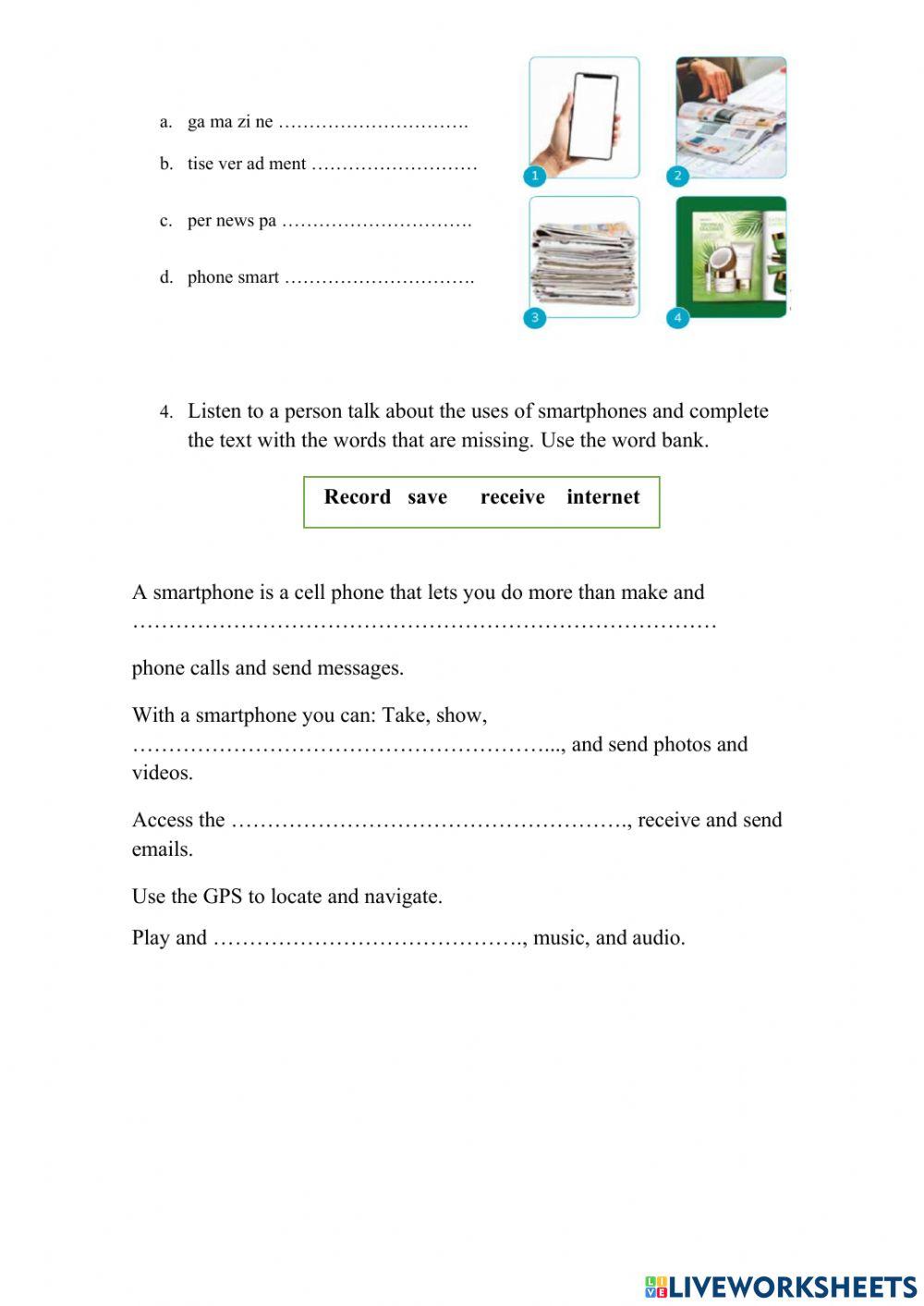 Quimestral english assessment