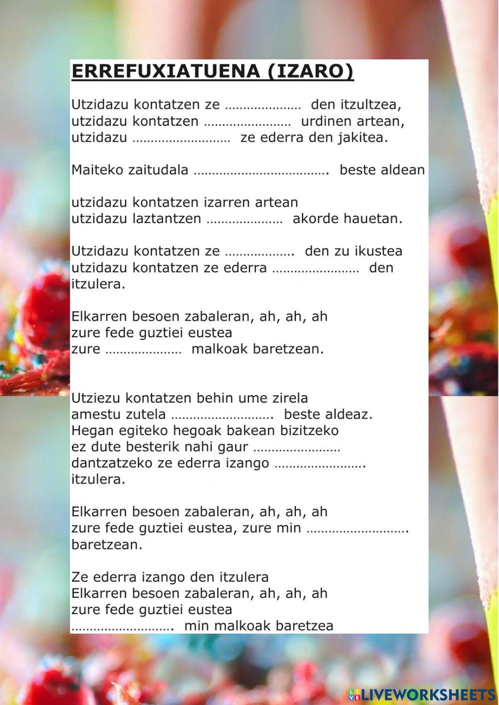 Errefuxiatuena (izaro)