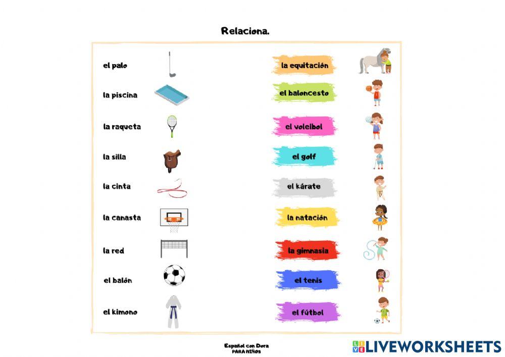 Verbo -Jugar- y -practicar- con los deportes 5303020