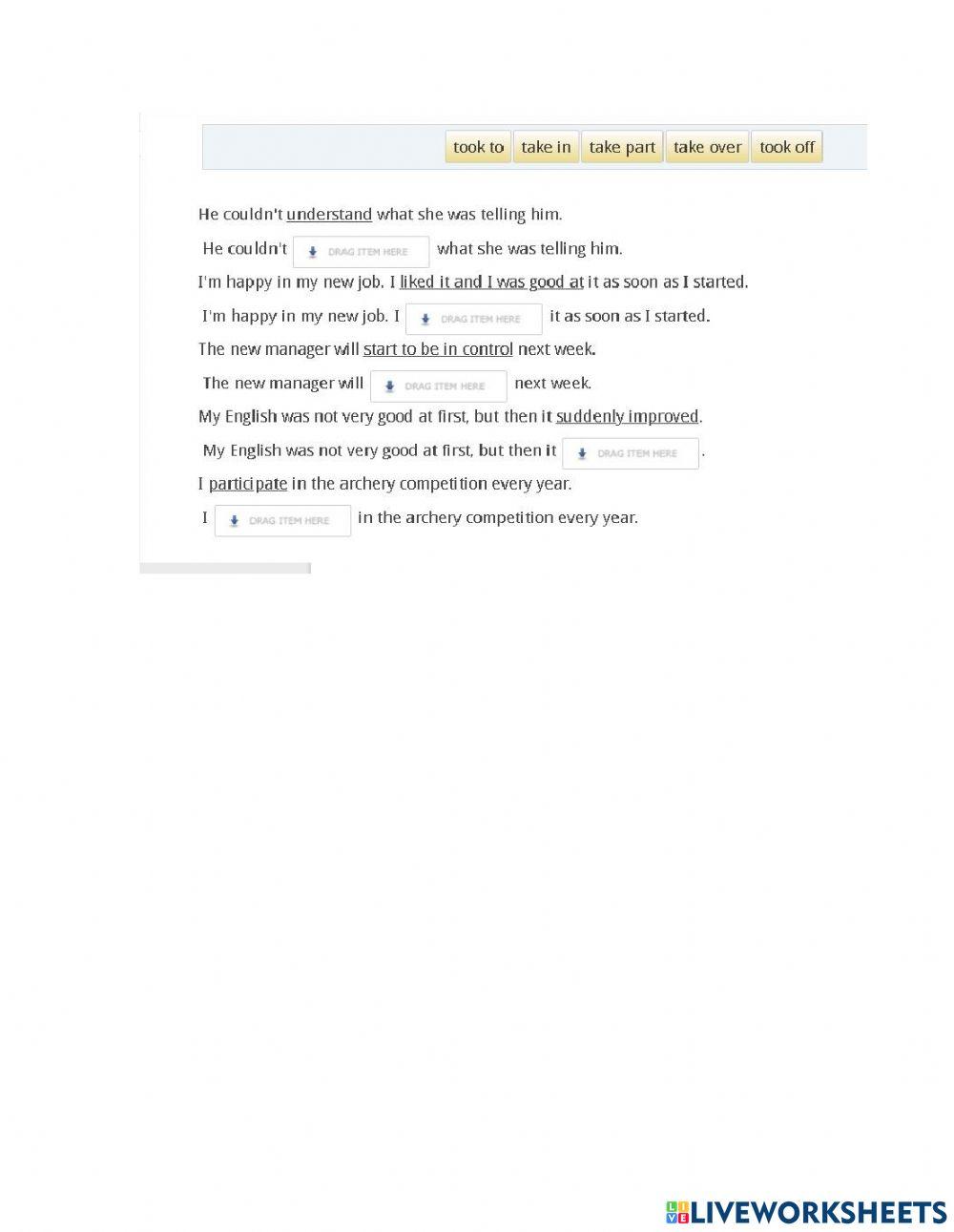 Test Revision Units 1 to 6