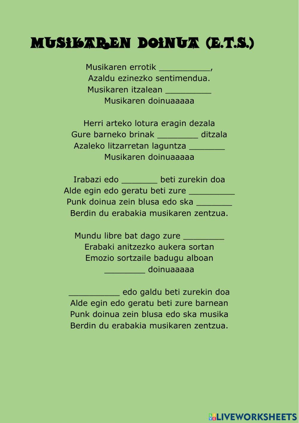 Musikaren doinua (ets)