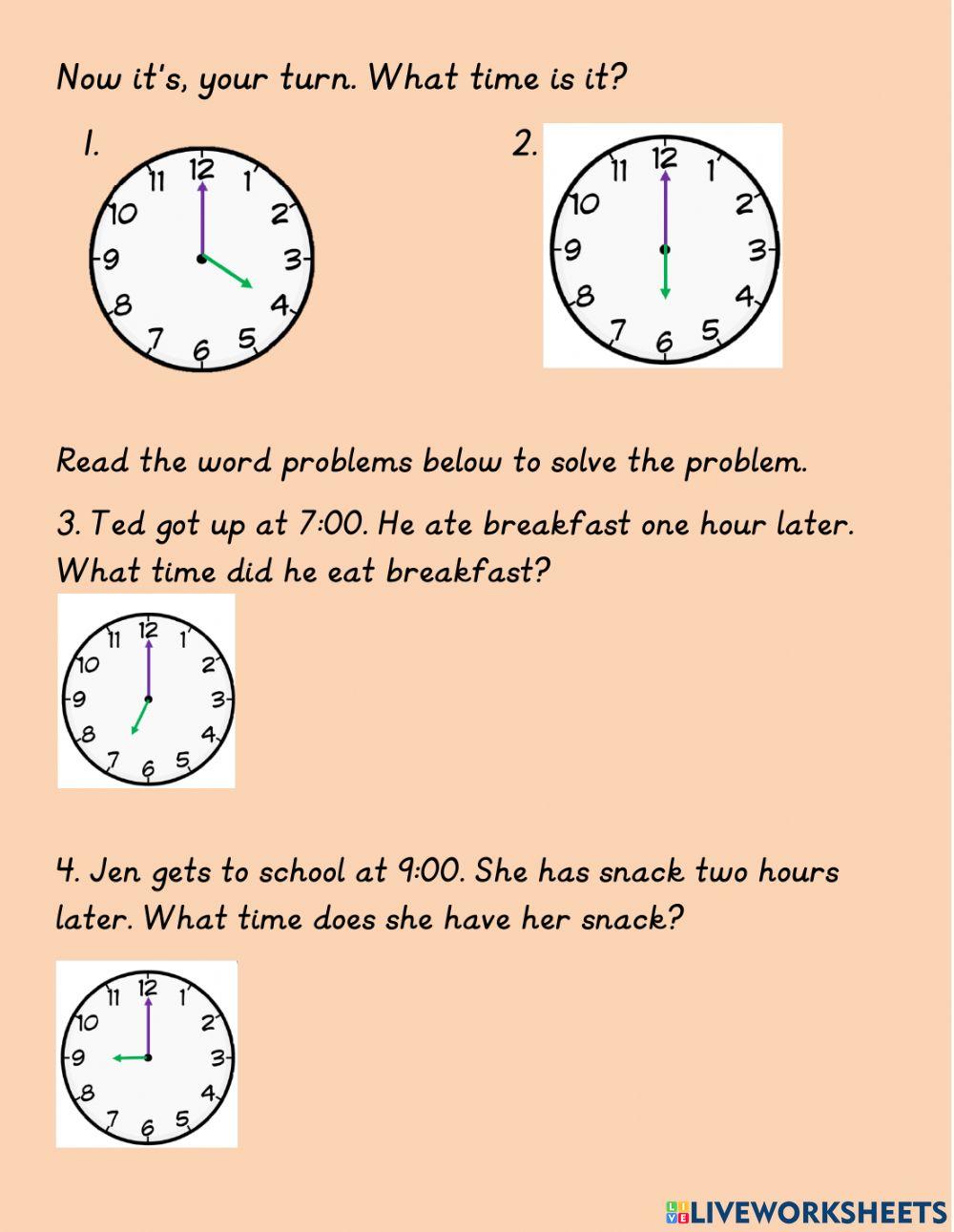 Time to the Hour Time to the Hour