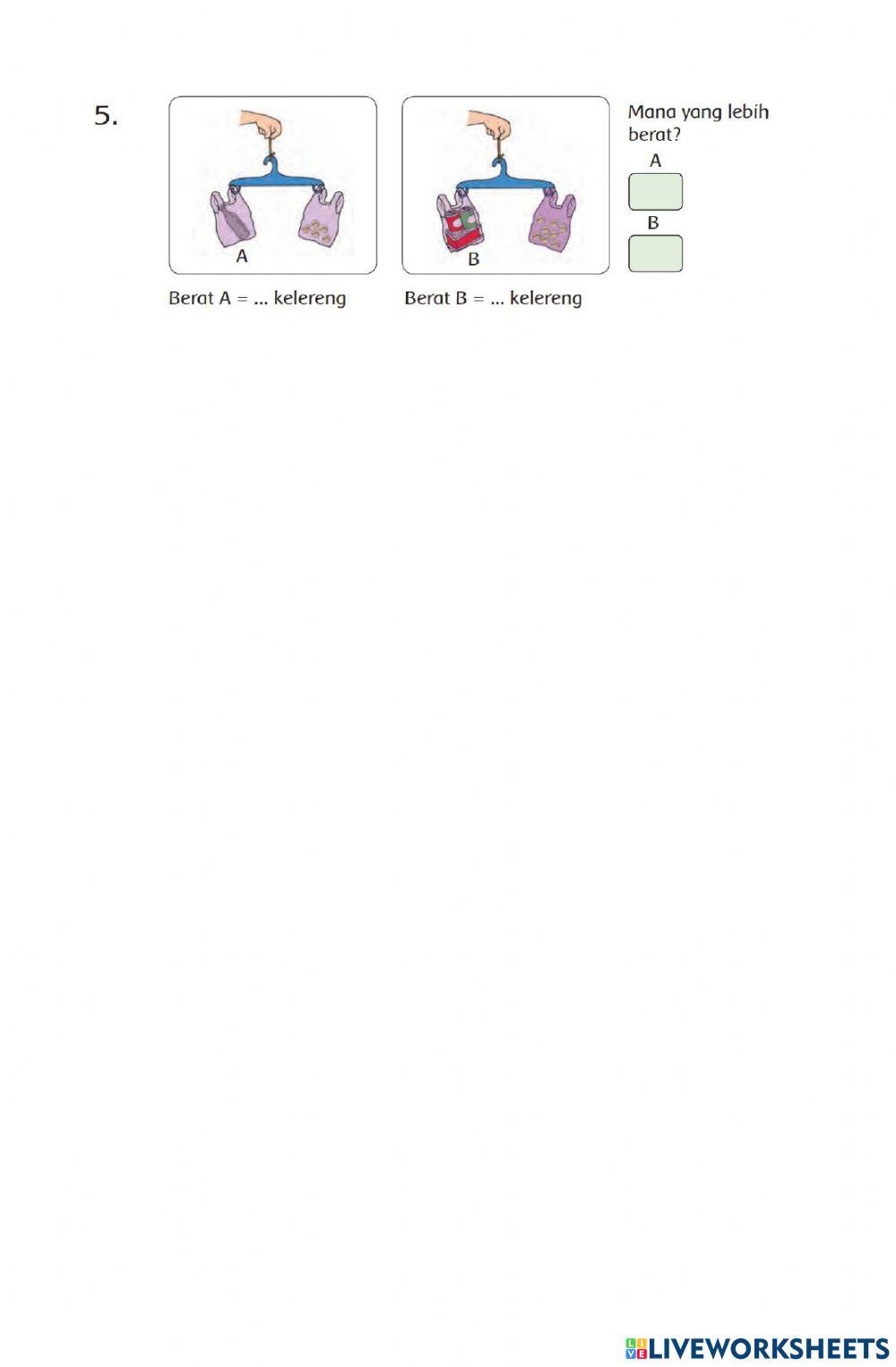 Mengukur Benda Menggunakan Timbangan Sederhana