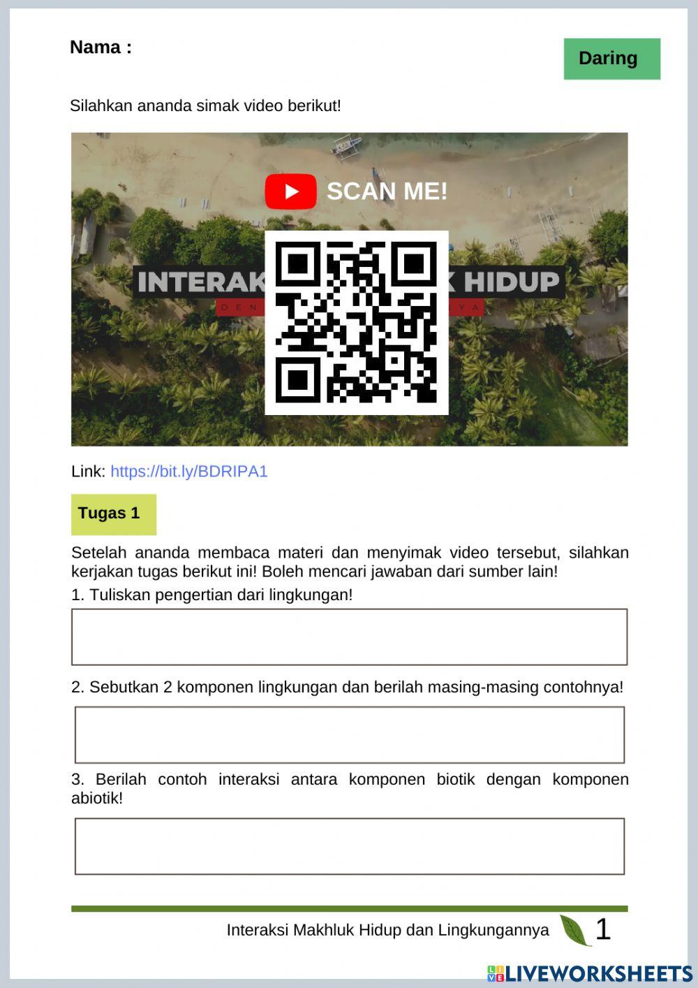 Lembar Kerja Interaksi 1