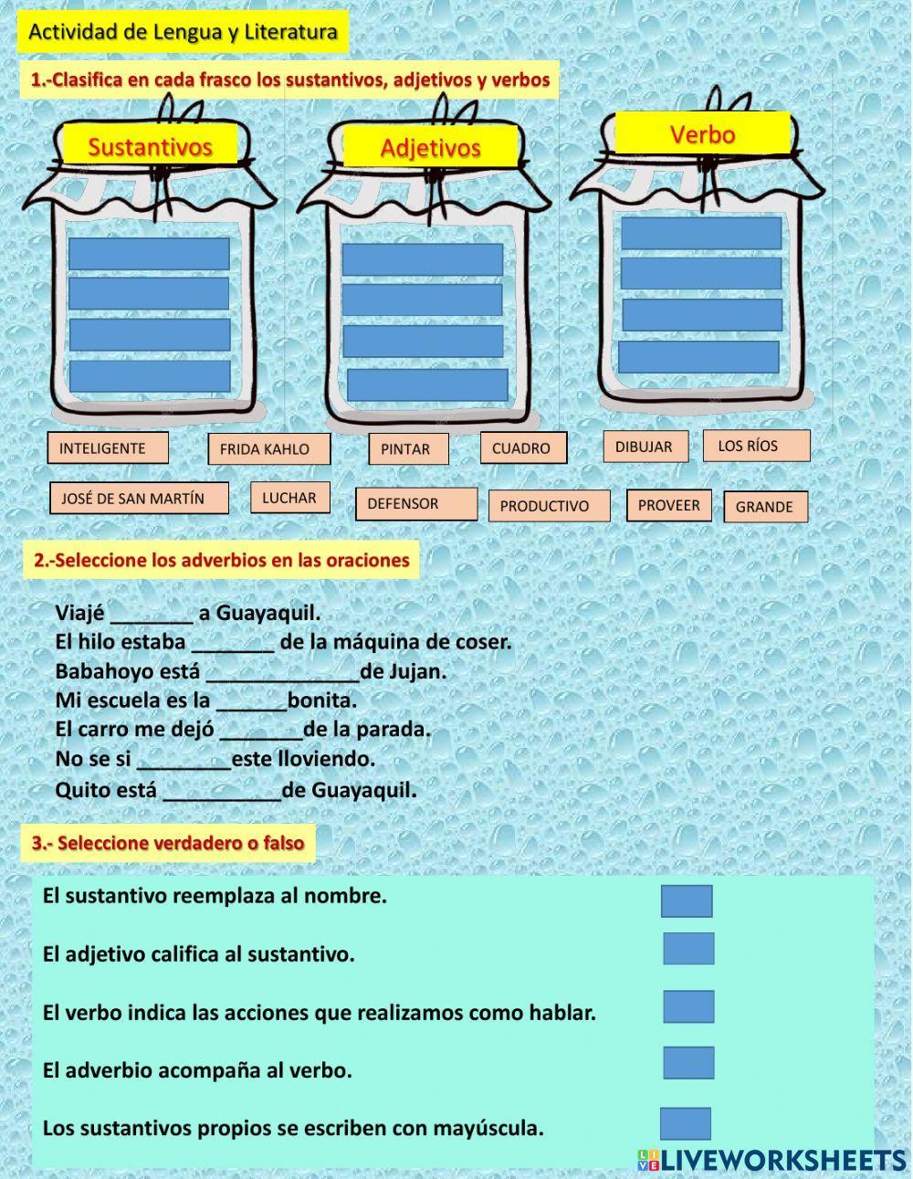 Evaluación de Lengua y Literatura