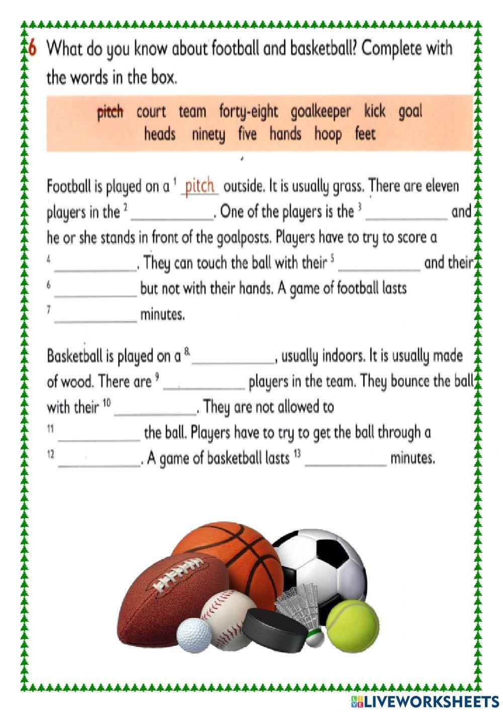 R&W 4 My favorite sport