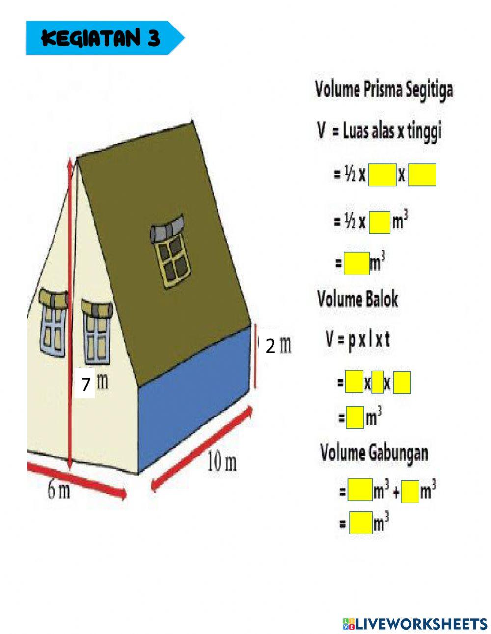 Matematika Gabungan bangun ruang