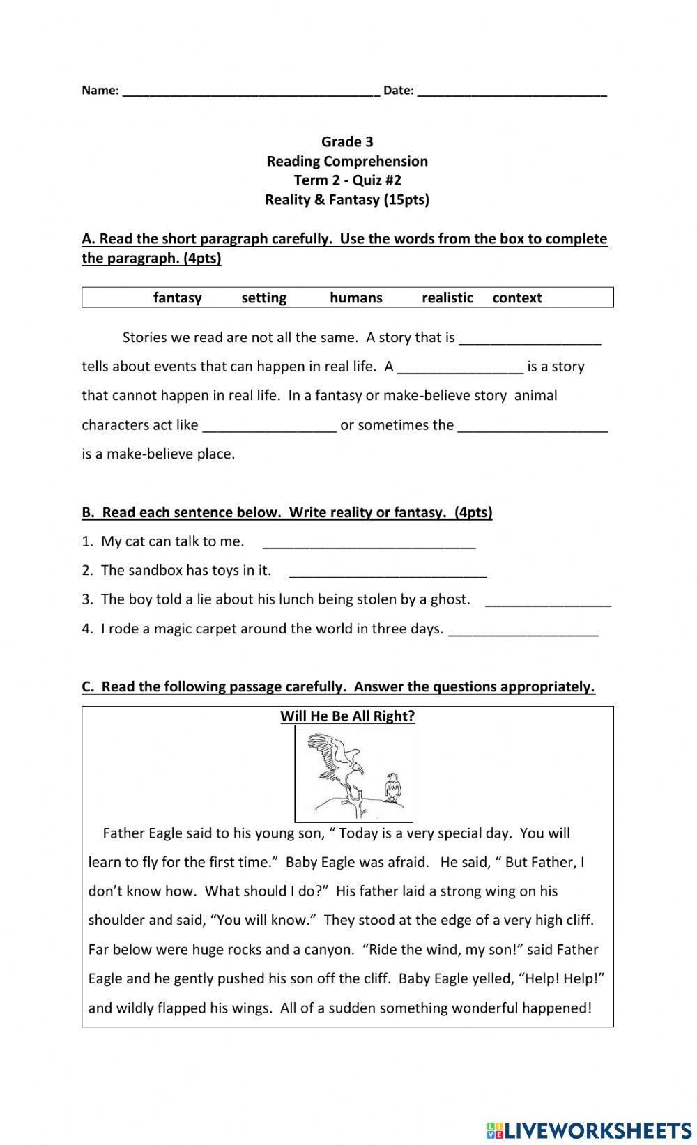 Fantasy and Reality Quiz 2