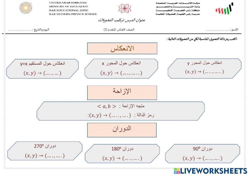 التحويلات الهندسية
