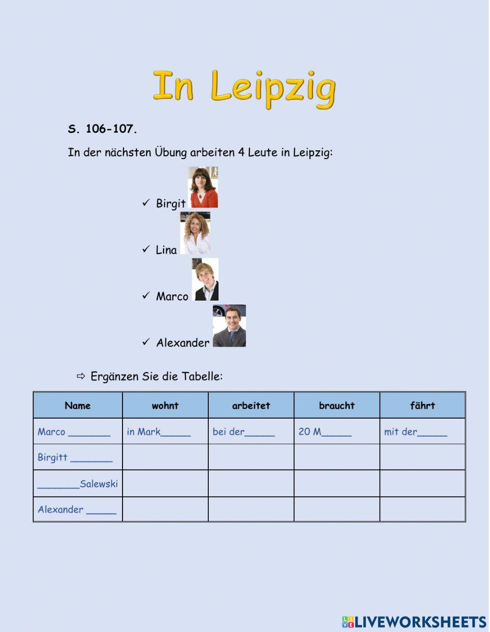 In Leipzig In Leipzig