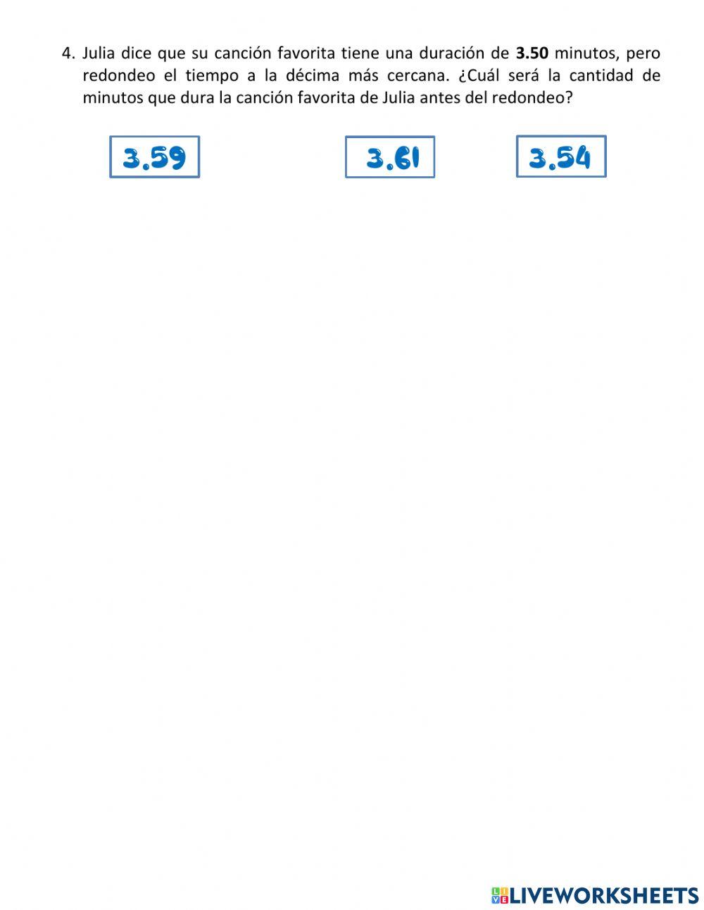 Redondeo-Aproximación