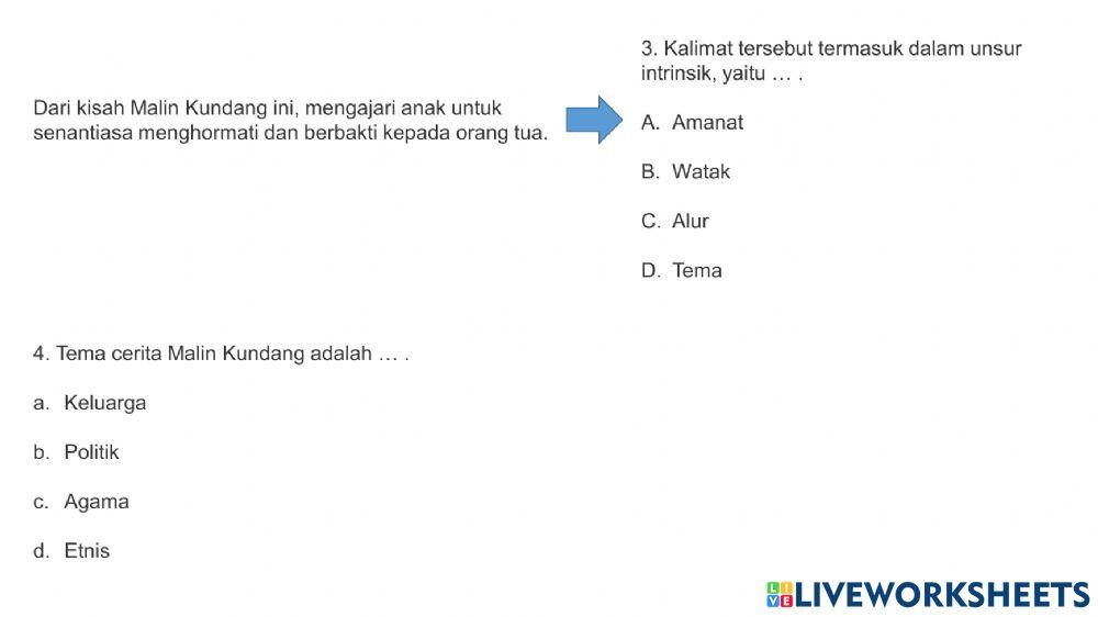 Unsur Intrinsik dan Ekstrinsik