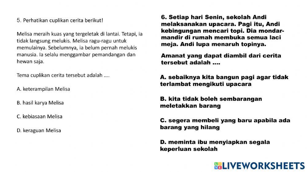 Unsur Intrinsik dan Ekstrinsik