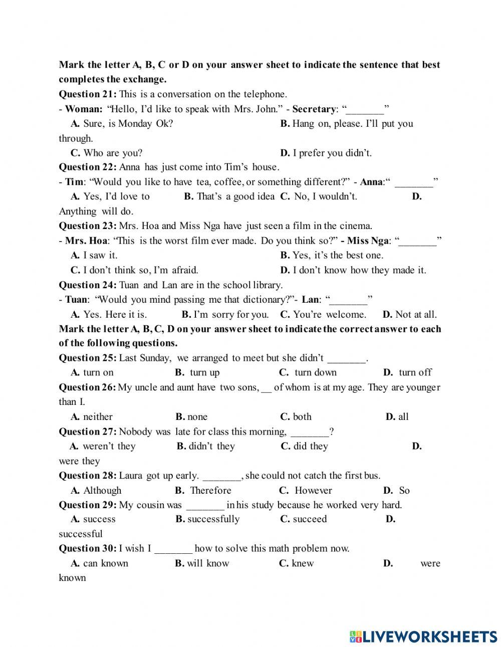 Trial test le loi 2021
