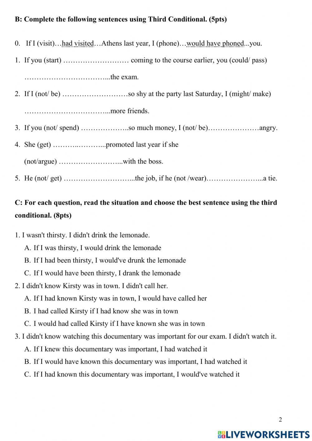 Level 6 Midterm Test