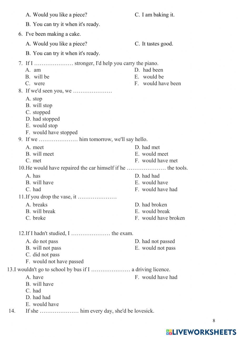 Level 6 Midterm Test