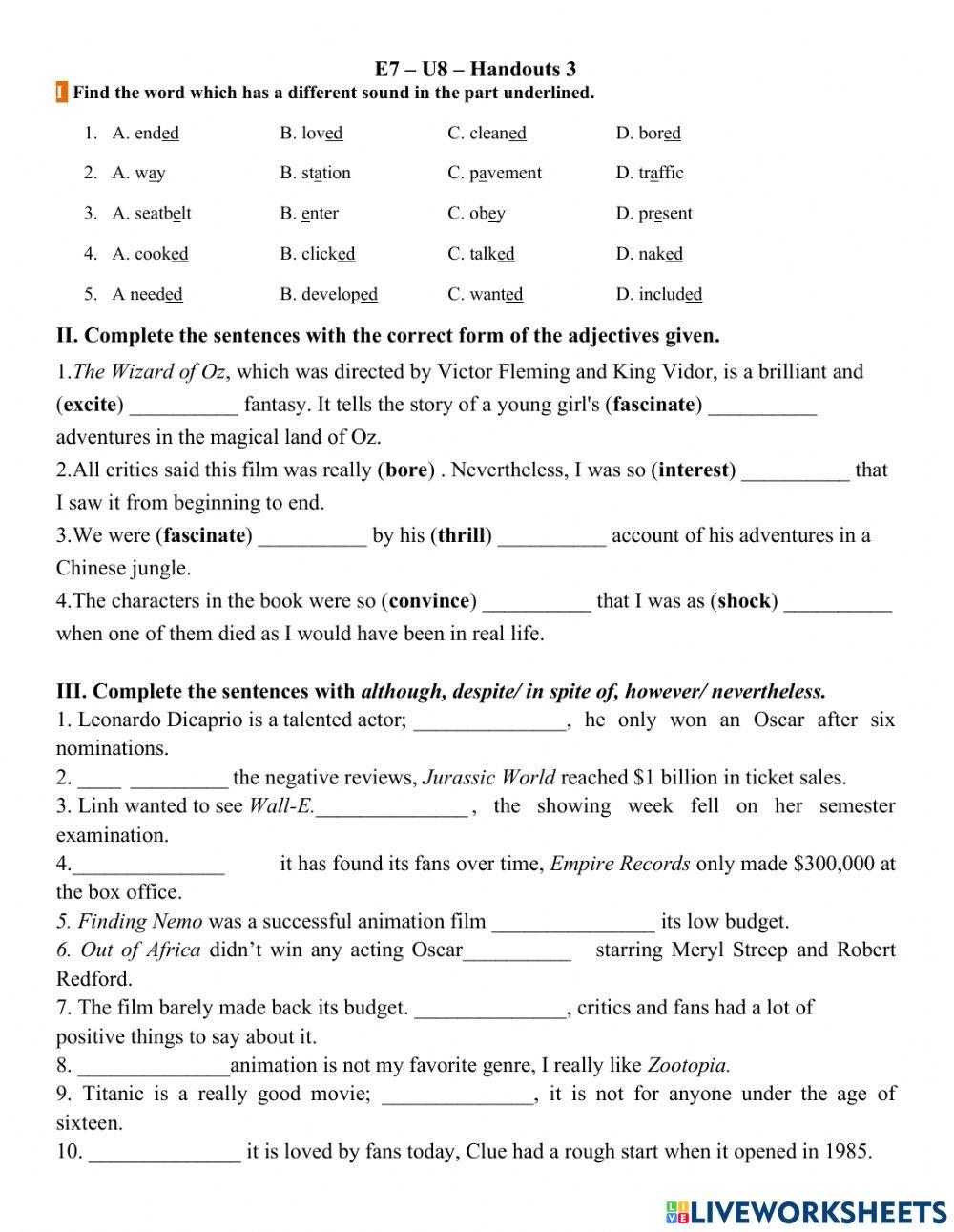 E7 - U8 - A closer look 2