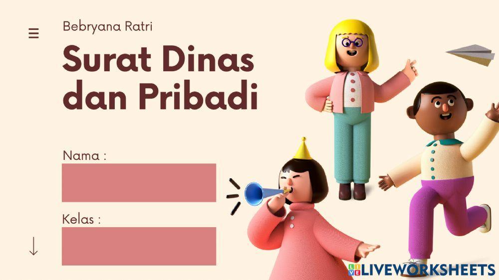 Surat Dinas dan Pribadi