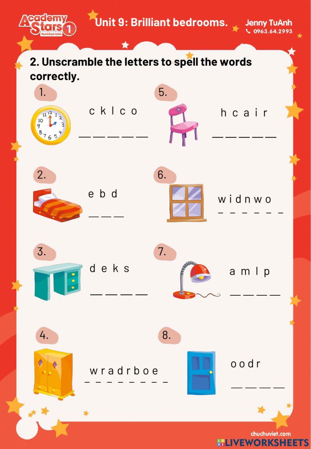 AS 1 Unit 9 Brilliant Bedrooms