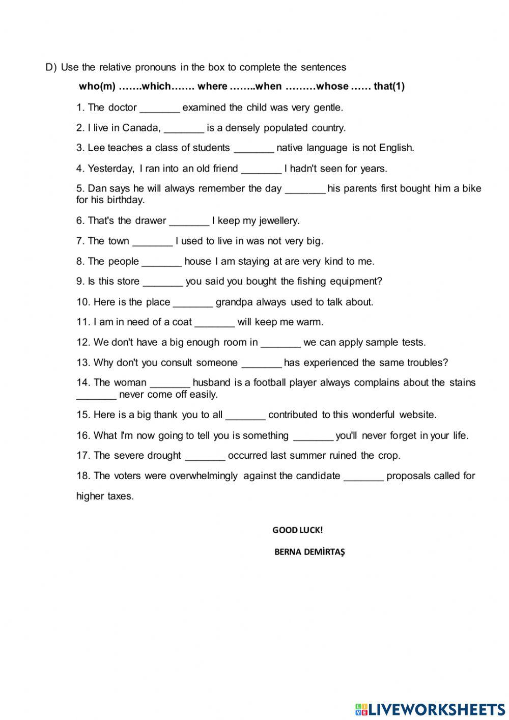 Quiz-19- TED-February-4