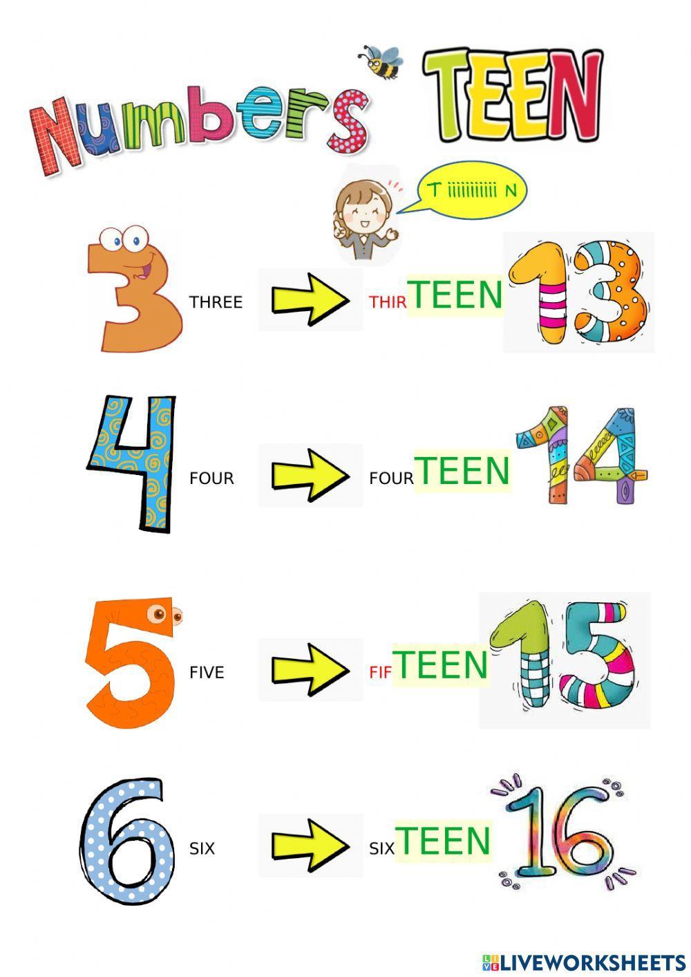 Teen numbers