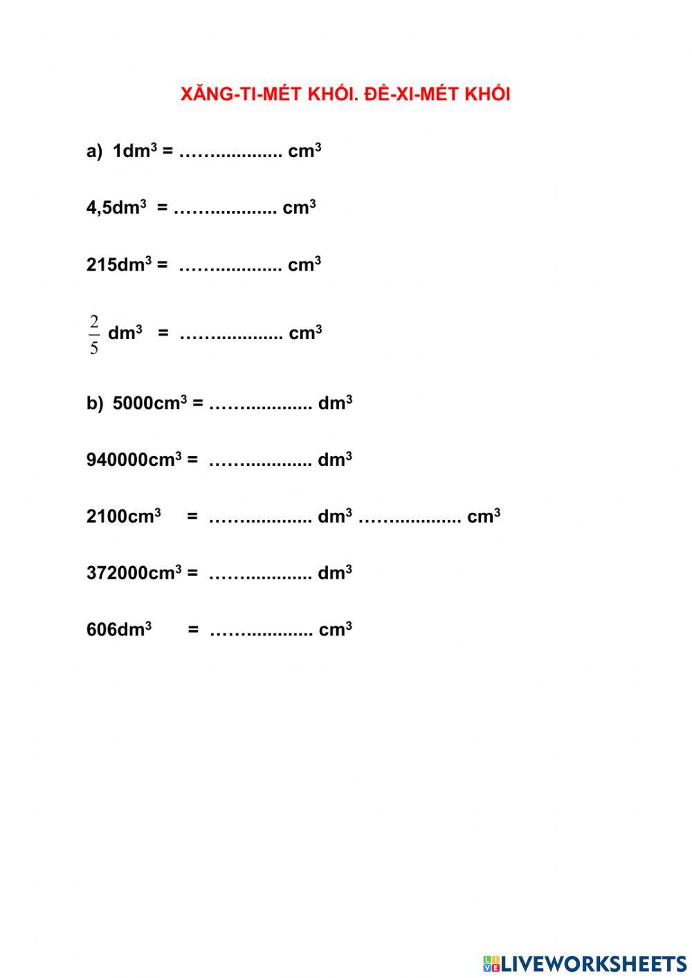 Xăng-ti-mét khối