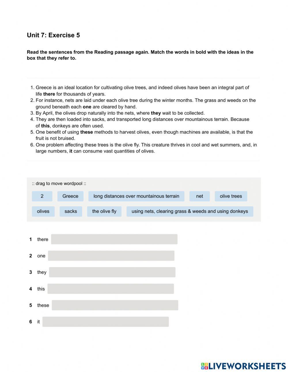 Mindset IELTS 2 - Reading Skills Modules - Unit 7 Ex5
