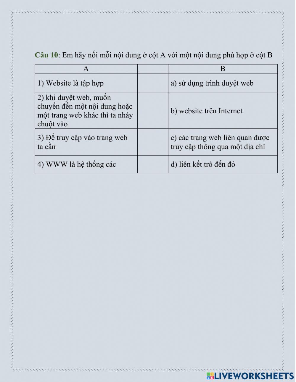 Phiếu kiểm tra tx kỳ 2 k 6