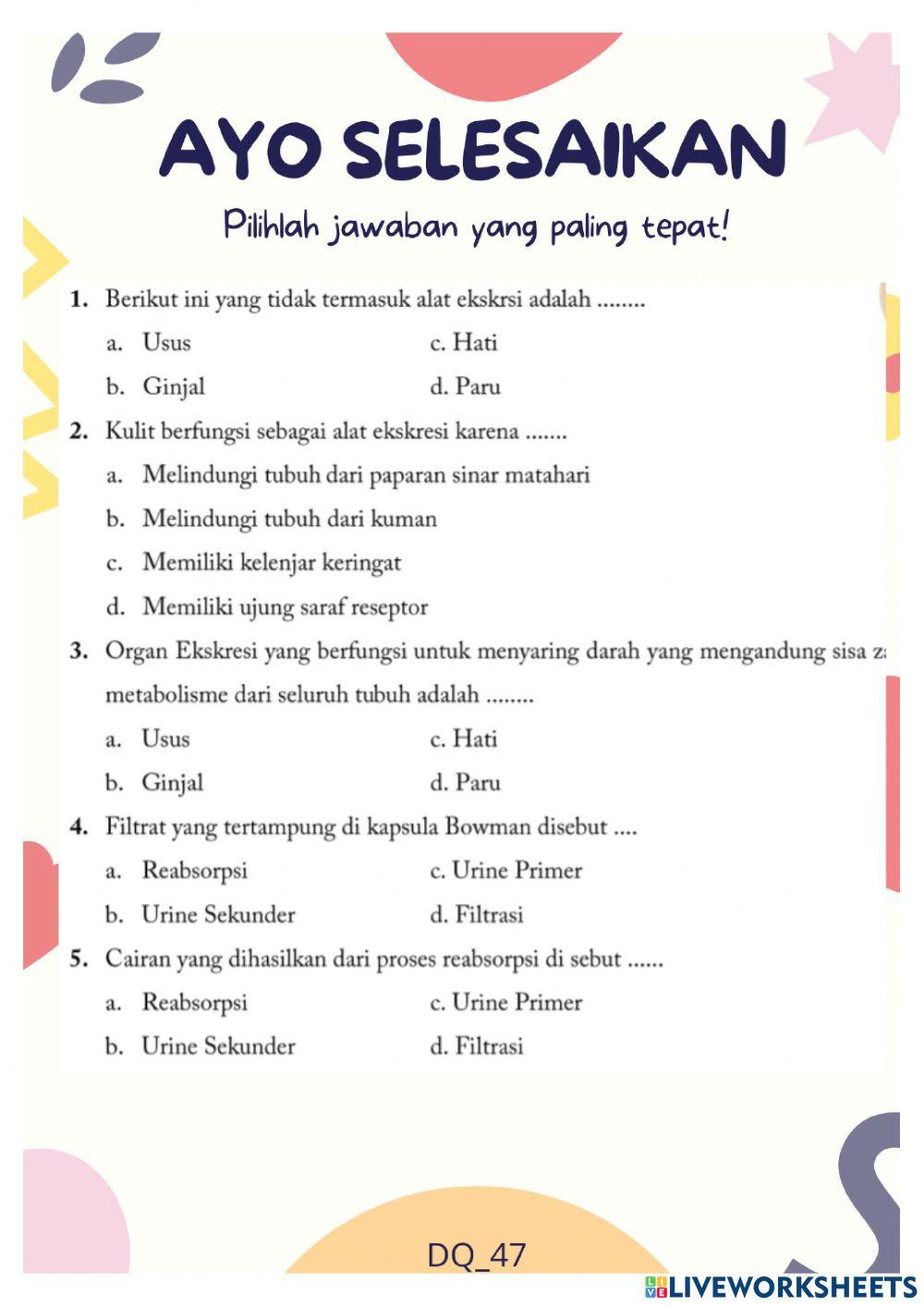 Sistem pengeluaran (ekskresi)