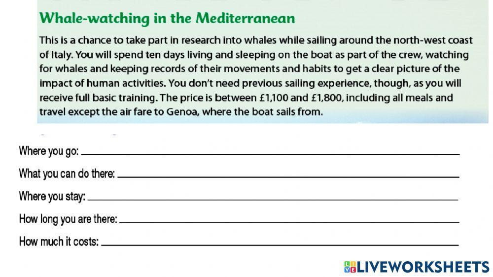 Tourist guide and echo- tourism