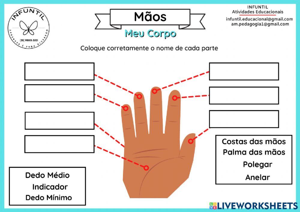 Partes do corpo