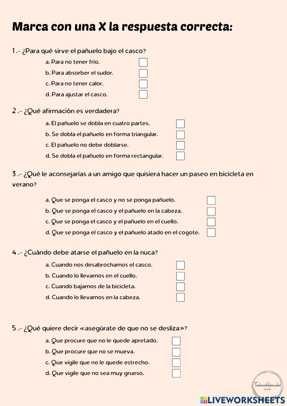 Prueba diagnòstica 5º