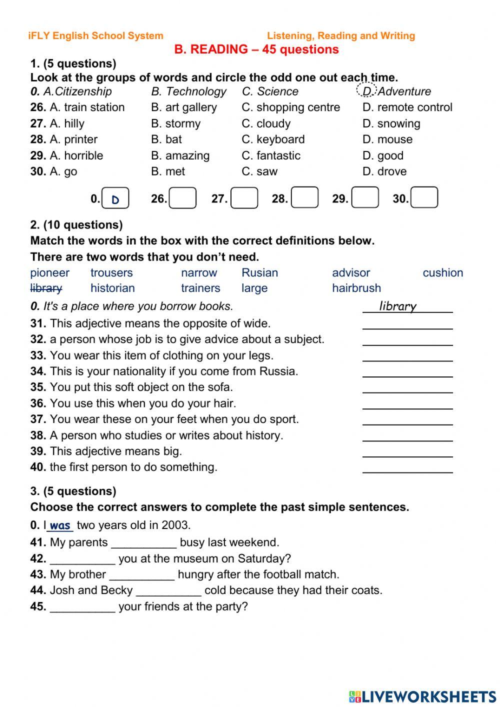 IFLY 46-final course test